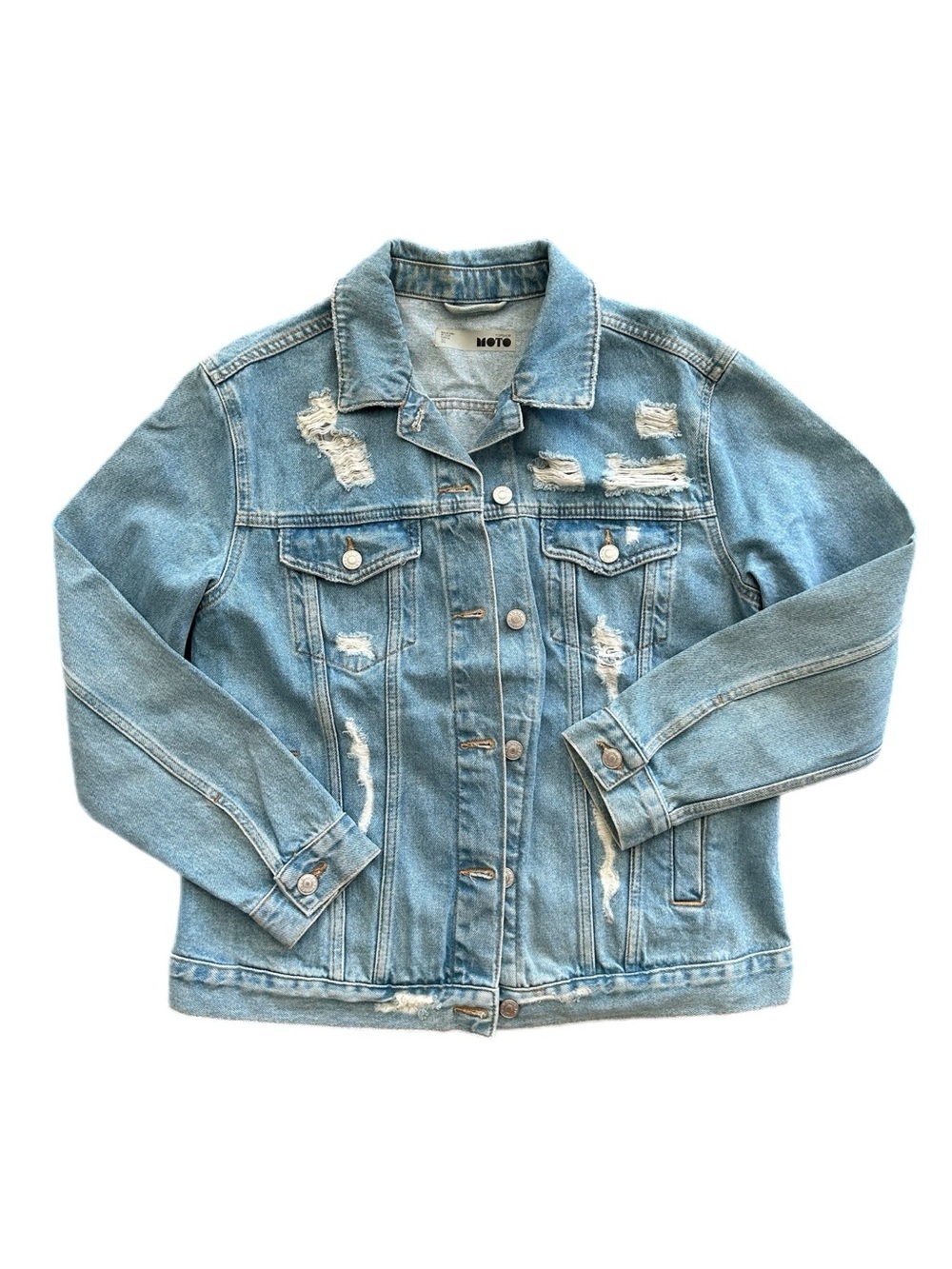 Top Shop Moto Jean Jacket